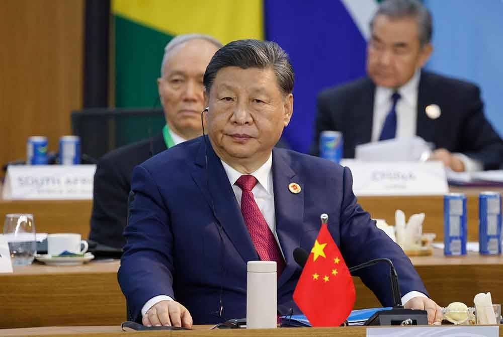 Xi Jinping menghadiri sidang kemuncak G20 pada Isnin. Foto AFP