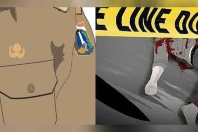 Suspek berjaya ditahan di lokasi kejadian sementara mangsa dibawa ke hospital untuk tujuan bedah siasat. Foto Agensi