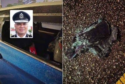 Gambar tular kes pecah cermin kereta dan curi barang di kawasan Dataran Sunway, Kota Damansara, di Petaling Jaya, pada Khamis lalu. Gambar kecil: Shahrulnizam