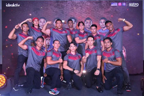 12 peserta yang dipasangkan secara duo mengharungi cabaran dalam 'Maskulin Who’s Your Bro', rancangan realiti terbaharu hasil kerjasama Astro dan Nu Ideaktiv Sdn Bhd. Foto MOHAMMAD JAZLAN NANGAR