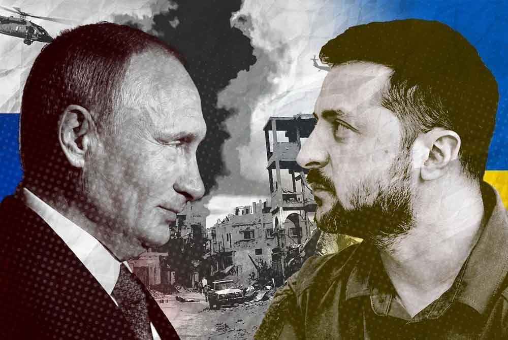 Kempen pencerobohan berskala besar Rusia ke atas Ukraine memasuki hari ke-1,000 pada Selasa.