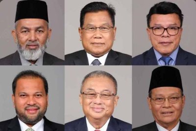 Enam bekas ahli Parlimen Bersatu yang berpaling tadah menyokong PMX, namun Ahli Parlimen Labuan, Suhaili Abdul Rahman (tengah bawah) tidak terbabit dengan kes saman terbabit