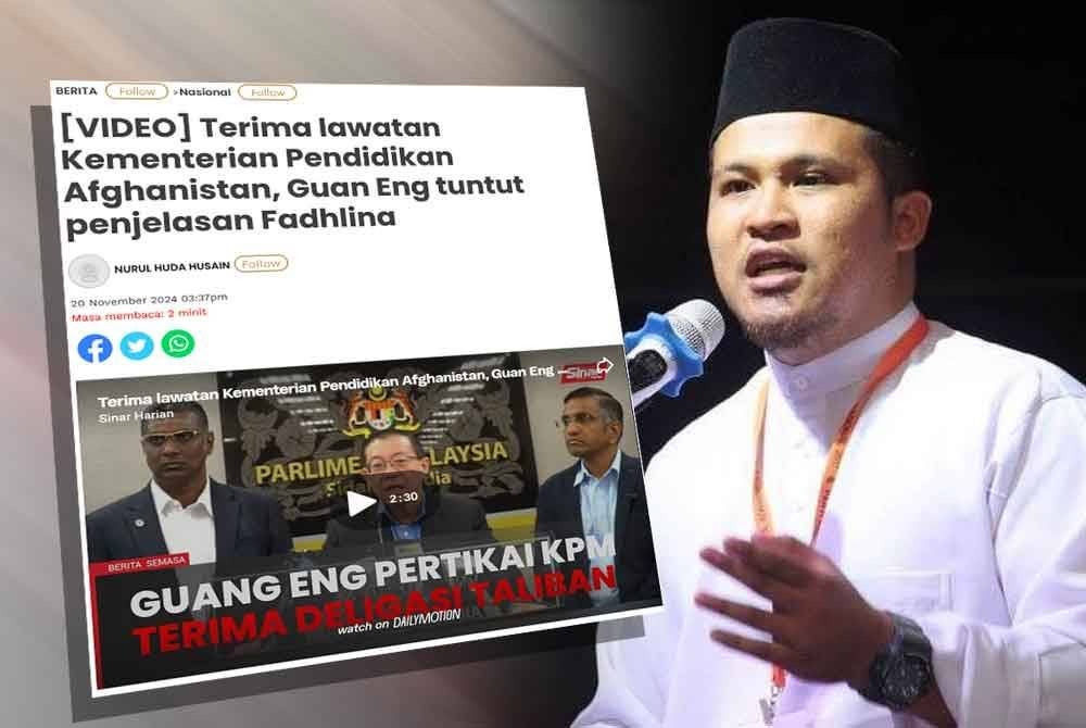 Laporan Sinar Harian pada Rabu.