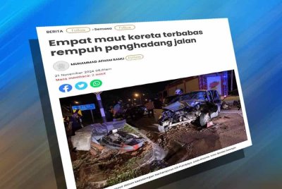 Laporan Sinar Harian pada Khamis.
