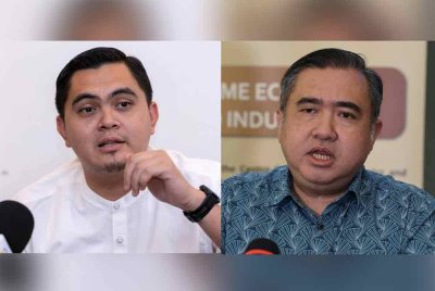 Akmal Saleh (kiri), Anthony Loke