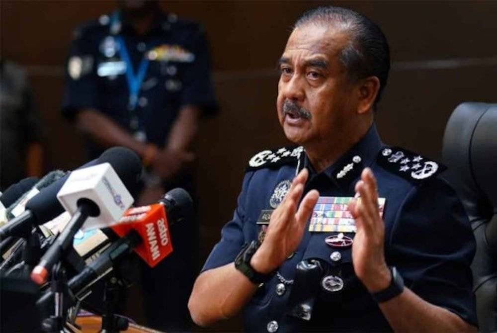 Ketua Polis Negara, Tan Sri Razarudin Husain.