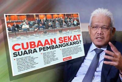 Laporan Sinar Harian. Hamzah (kanan).