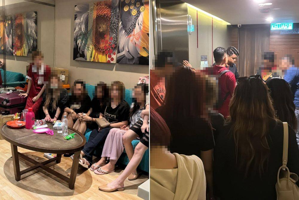 Polis menggempur sebuah hotel di Jalan Pudu, Kuala Lumpur dan menahan tujuh wanita asing disyaki terlibat kegiatan pelacuran.