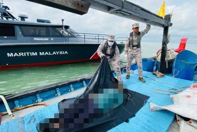 Mayat mangsa ditemukan selepas dipercayai jatuh ke laut ketika menangkap ikan bersama rakannya di Pulau Ketam pada Khamis lalu.