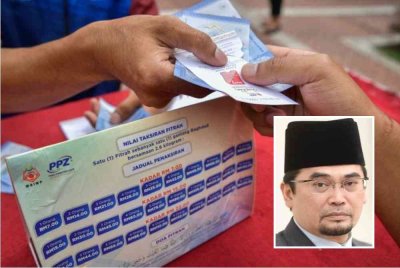 Individu atau pihak yang memungut zakat di Selangor tanpa tauliah dari MAIS bakal berdepan tindakan tegas JAIS. Gambar hiasan. Gambar kecil: Mohd Shahzihan