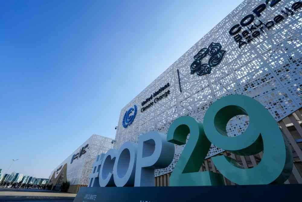 Sidang Kemuncak COP29 mencapai persetujuan untuk menyediakan sekurang-kurangnya AS$1.3 trilion setiap tahun sehingga 2035 bagi membantu negara miskin dalam memerangi perubahan iklim. Foto Agensi