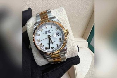 Model jam tangan Rolex yang dilarikan seorang individu pada Jumaat.