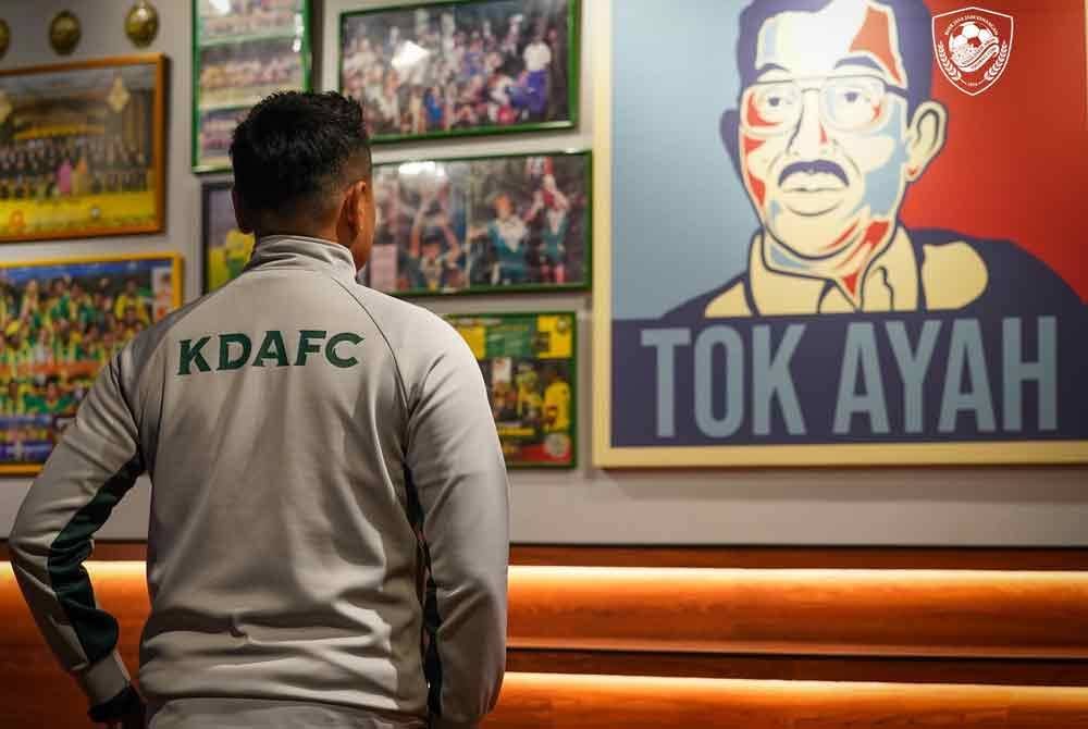 Kenangan Nafuzi selaku bekas pemain dan juga bekas ketua jurulatih KDA FC. FOTO KDA FC