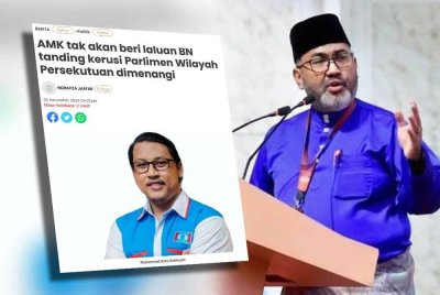 Laporan Sinar Harian berhubung calon PRU16 yang akan bertanding di kerusi Parlimen Wilayah Persekutuan. Gambar kanan: Gulam