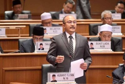 Mohd Salleh ketika persidangan DUN Kedah di Wisma Darul Aman pada Selasa.