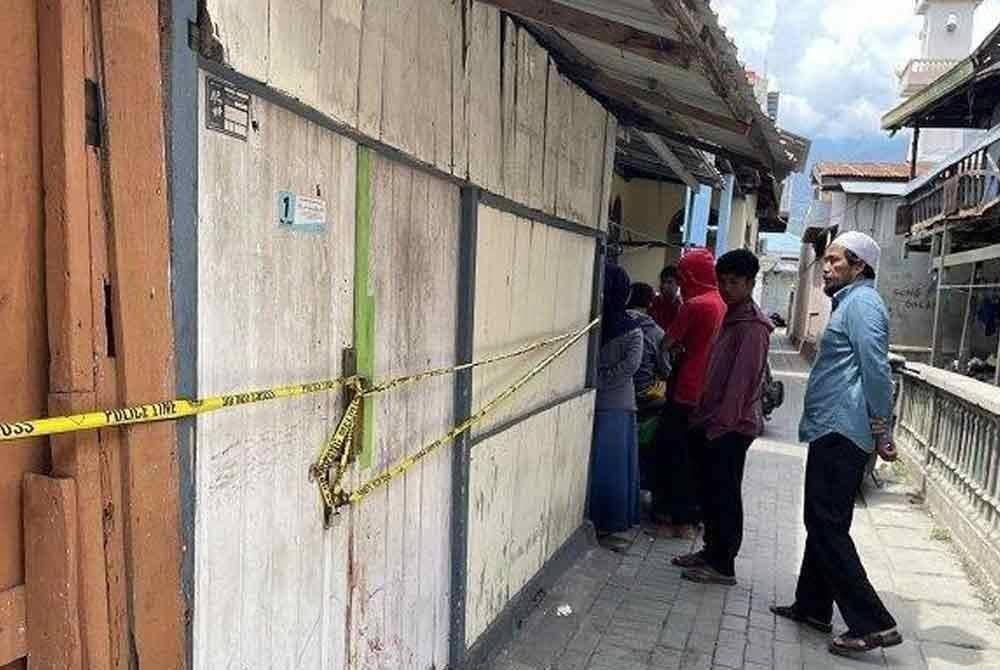 Lokasi pembunuhan. Foto Agensi