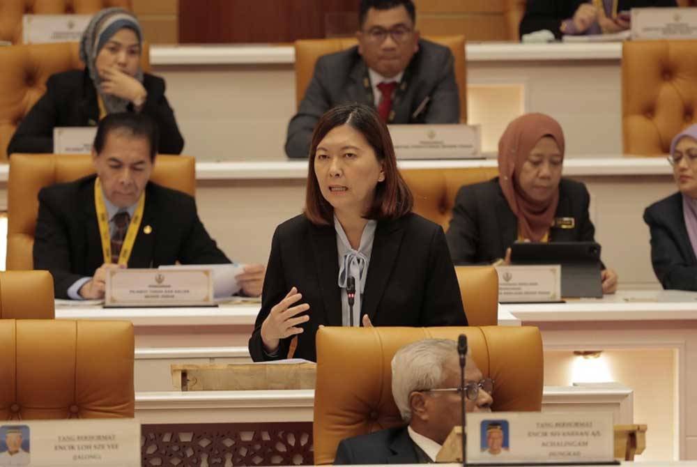 Sandrea ketika menjawab soalan lisan Sallehuddin ketika Sidang DUN Perak di sini pada Isnin.