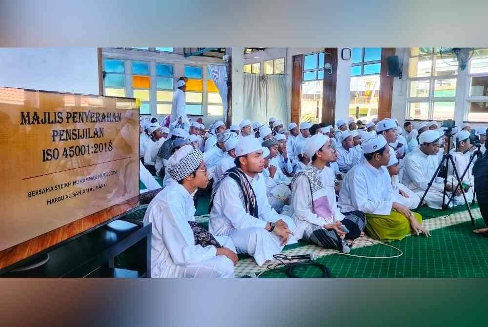 Sebahagian pelajar MAN yang hadir dalam majlis tersebut.