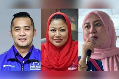 Gambar dari kiri: Sufian, Noraini, Ummi Nabilah