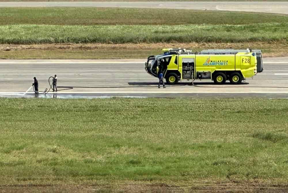 Kerja-kerja pemulihan dan pembaikan kawasan sekitar LTSAH giat dijalankan.