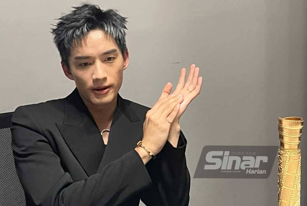 Jack Tan terkejut apabila dinobatkan sebagai pemenang Pelakon Pembantu Lelaki Terbaik menerusi filem Abang Adik. FOTO SINAR HARIAN