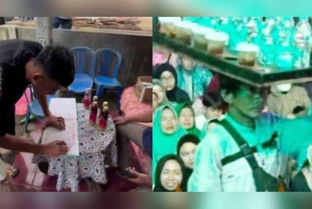 Orang ramai perlu mendaftar sebelum memasuki rumah Sunhaji.