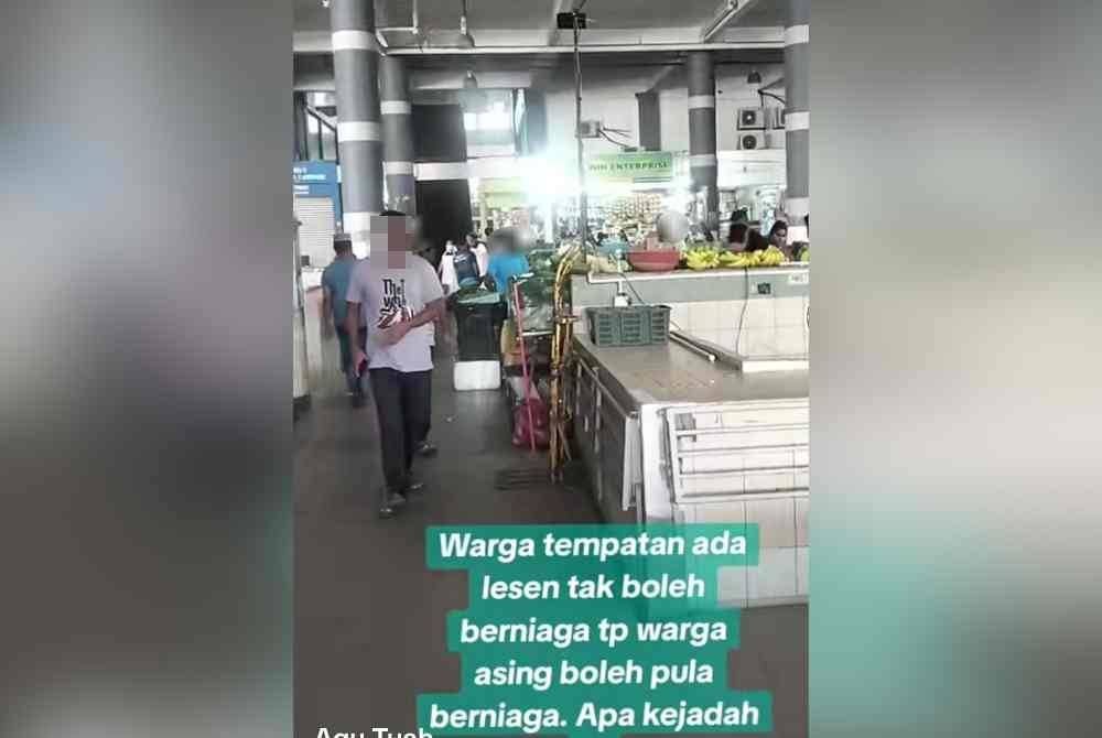 Video tular keadaan warga asing beroperasi Plaza Sri Muda.