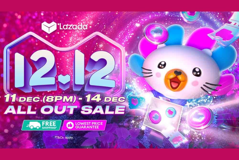 Hadiah menarik dan tawaran terhebat untuk direbut sepanjang jualan mulai 11 hingga 14 Disember 2024.