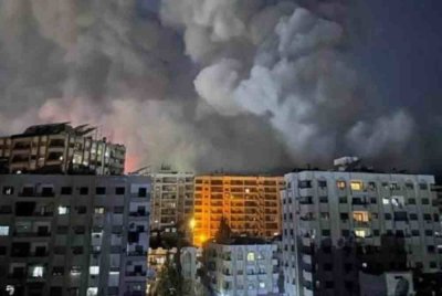 Antara sasaran tersebut termasuk pangkalan tentera Assad, puluhan pesawat pejuang, puluhan sistem peluru berpandu, tapak pengeluaran dan gudang penyimpanan peluru. Foto Reuters