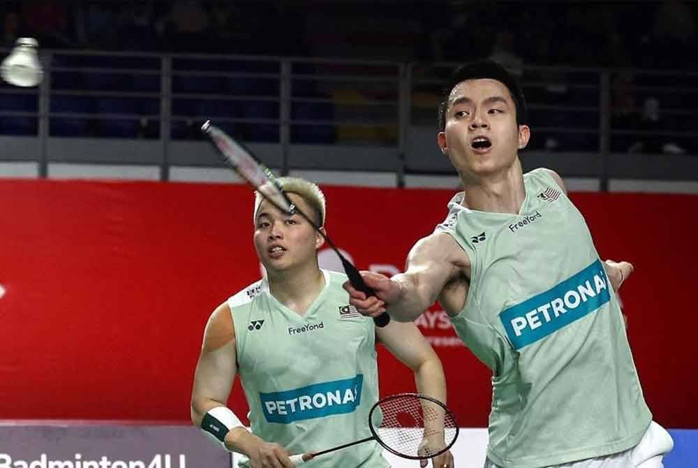 Aaron-Wooi Yik mulakan mempamerkan semangat juang tinggi Ji Ting-Xiang Yu apabila menyingkap kempen Kejohanan Badminton WTF pada Rabu.
