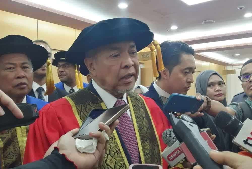 Ahmad Zahid ditemui pada Majlis Konvokesyen Kolej KETENGAH kali ke-4 di Pusat Dagangan Dunia (WTC) pada Sabtu.