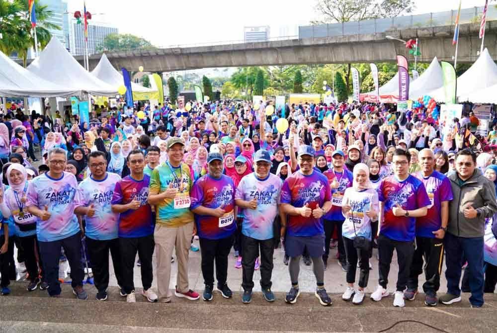 Lebih 3,000 peserta sertai program Zakat & Wakaf Run 2024 di Dataran DBKL pada Ahad.