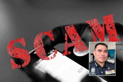 Seorang pekebun kecil kelapa sawit rugi RM300,000 selepas diperdaya 'scammer' yang menawarkan pulangan lumayan hasil pelaburan tidak wujud. Gambar kecil: Bahrin