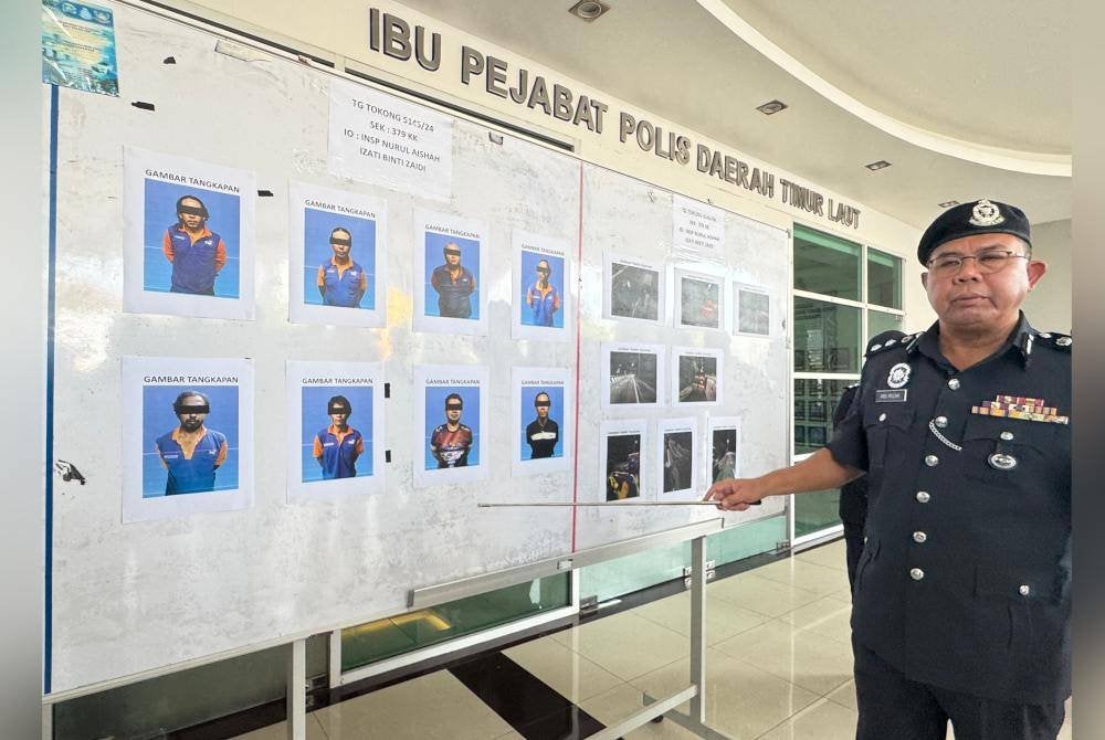 Lapan lelaki ditahan bagi membantu siasatan berhubung kes curi kabel di tepi jalan di Tanjung Bungah.