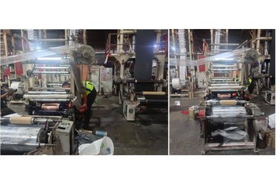 Pasukan operasi Bahagian Penguatkuasaan dan Kawalan KDN melaksanakan Ops Tera bagi memeriksa syarikat percetakan yang masih berdegil untuk memohon lesen mesin cetak.