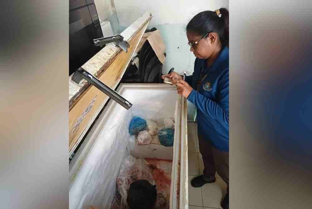 Selain penemuan lipas, keadaan dapur premis berkenaan juga didapati kotor. Foto MBPP