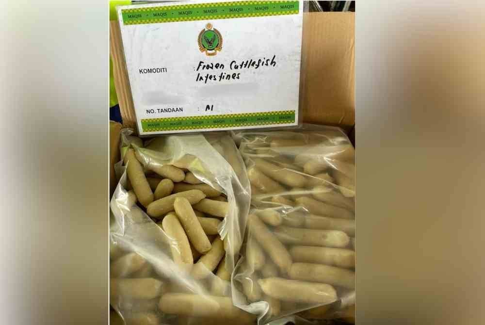 Sebanyak 27 tan metrik sosej tanpa sijil halal dirampas dalam pemeriksaan di NBCT pada Jumaat.