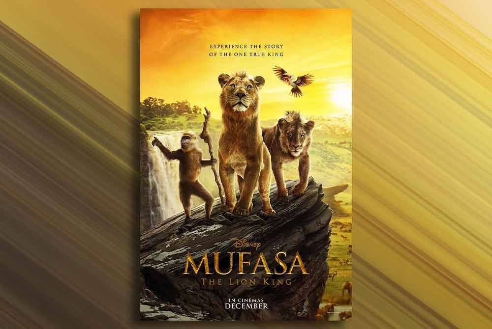 Mufasa: The Lion King ditayangkan bermula Khamis.
