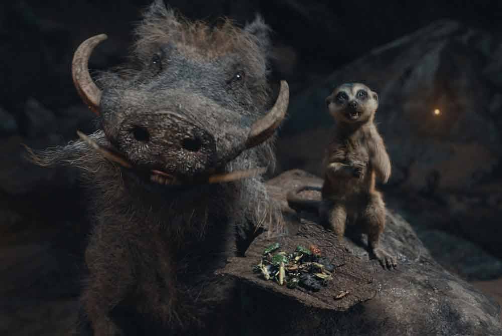 Kemunculan Pumbaa dan Timon dalam filem kali ini gagal mengulangi aksi gila-gila mereka dalam filem pertama.