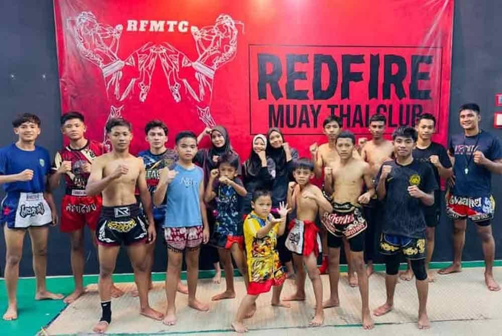 Kelab Muaythai Red Fire di Padang Serai, Kedah.