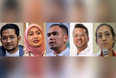 Gambar dari kiri: Sheikh Umar, Young Syefura, Syahredzan, Raja Ahmad Iskandar Fareez, Syerleena Abdul Rashid