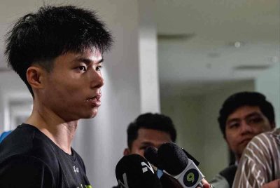 Justin Hoh ditemui media selepas sesi latihan skuad badminton kebangsaan di ABM, Bukit Kiara di sini pada Jumaat. Foto Bernama