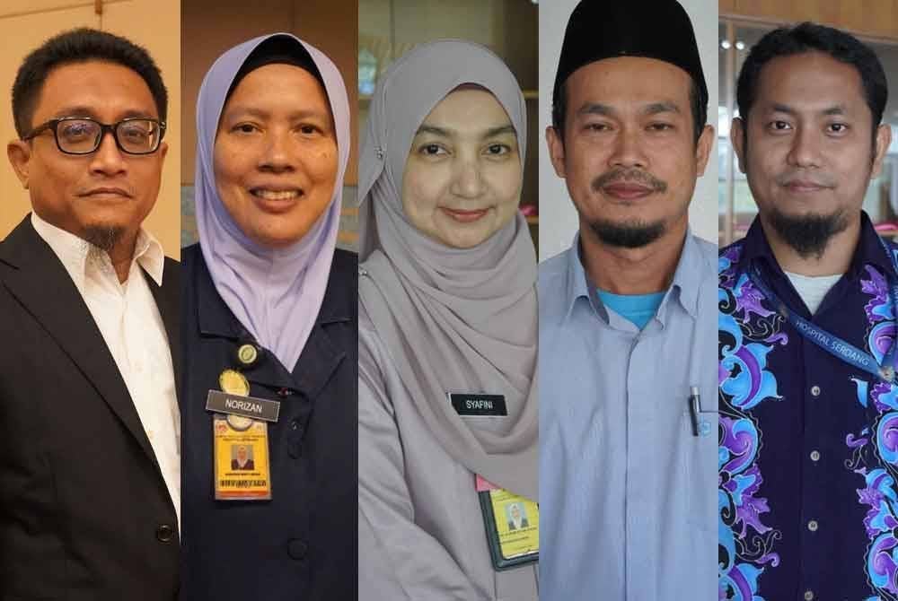 Dari kiri: Ahmad Saifuddin, Norizan, Syafini, Azhar dan Muhammad Syadiq