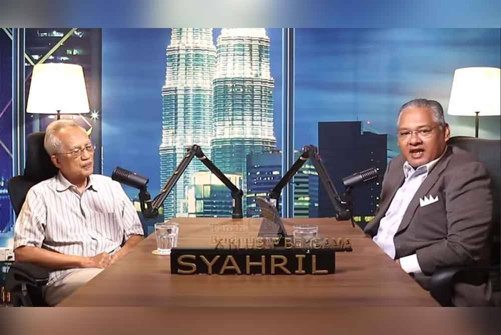 Tangkap layar podcast 'Mengenang Daim' yang disiarkan secara eksklusif di platform Youtube Tanah Berdaulat TV pada Isnin lalu.