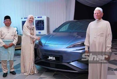 Cabutan Bonanza berupa kereta elektrik, BYD Sealion 7. FOTO SINAR HARIAN-MOHD HALIM ABDUL WAHID