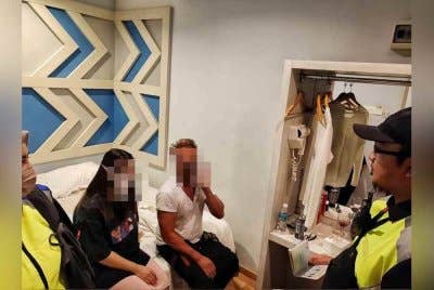 Salah satu pasangan yang ditahan dalam operasi dilakukan JAIM sempena sambutan Tahun Baharu 2025.