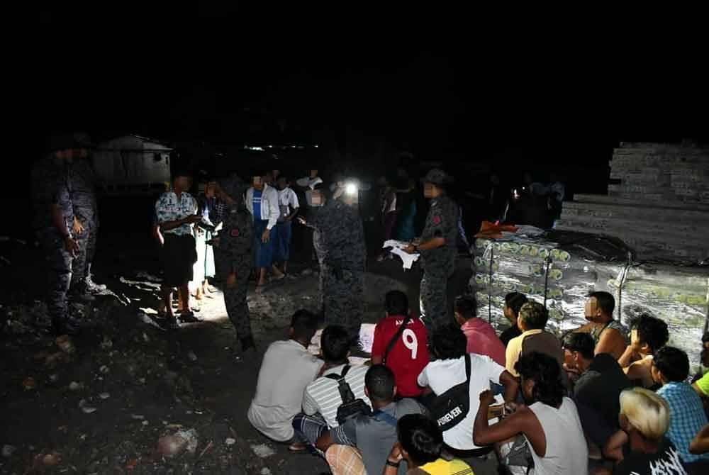 Operasi ini dilakukan selepas menerima maklumat daripada orang awam. Foto: JIM Terengganu