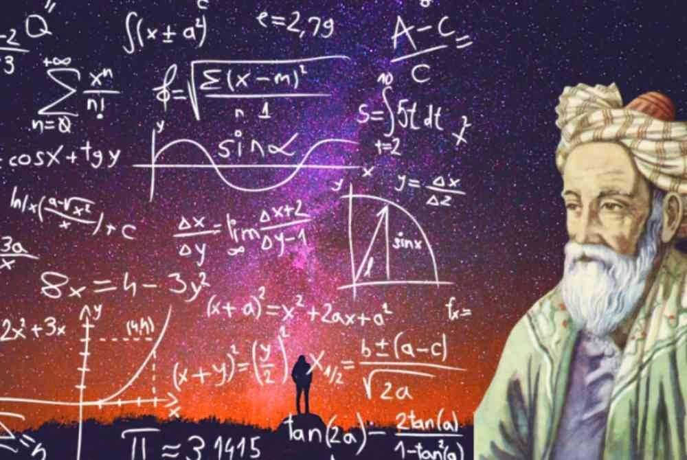 OMAR KHAYYAM berjaya mengklasifikasikan banyak persamaan algebra berdasarkan tahap kesukaran dan mengenal pasti hampir 13 bentuk persamaan segi tiga yang berbeza bentuknya.