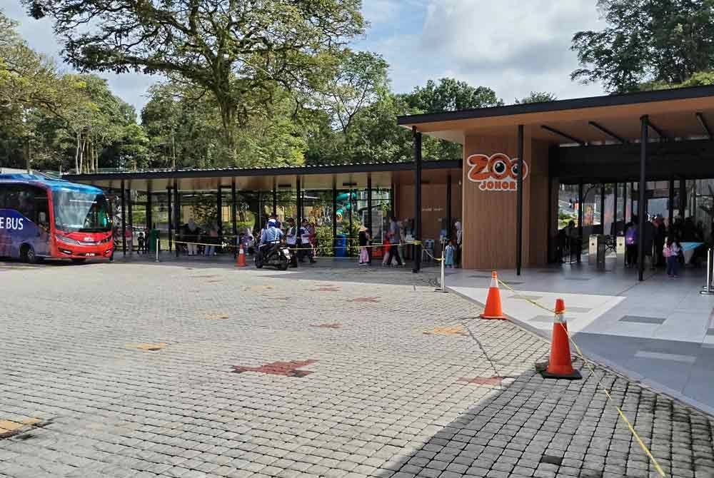 Keadaan di salah satu lokasi tumpuan, Zoo Johor.