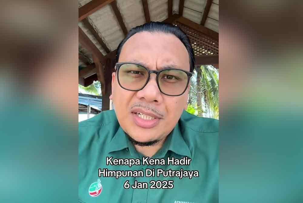 Tangkap layar hantaran Afnan Hamimi di Facebook pada Ahad.